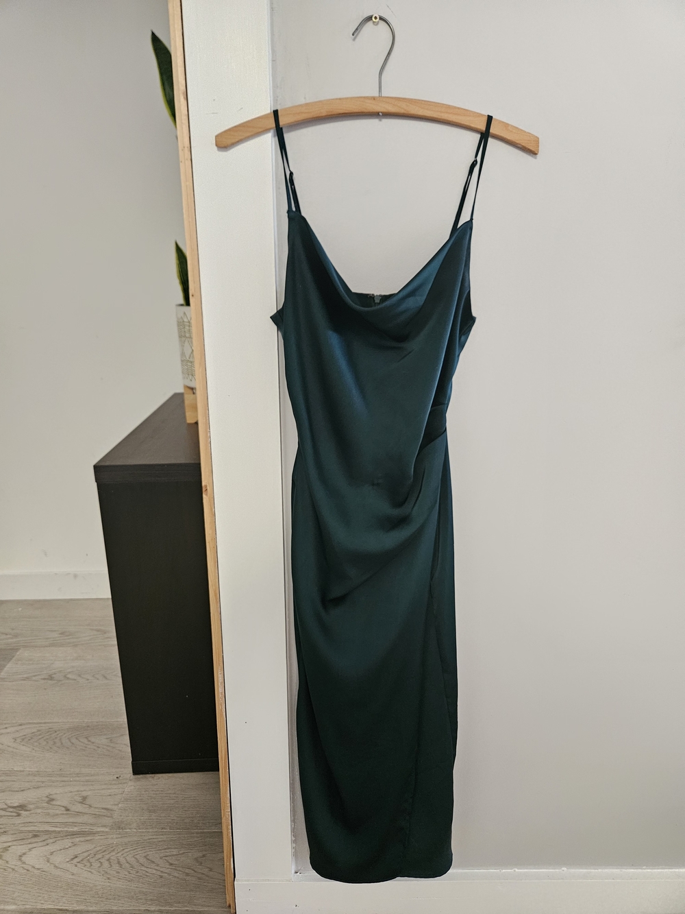 Maddy Slip Dress In Green